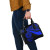 American Samoa Shoulder Handbag - Blue Polynesian Tentacle Tribal Pattern 6
