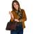 Kanaka Shoulder Handbag - Custom Personalised Polynesian Pattern Style Red Color 4