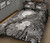 CNMI Custom Personalised Quilt Bed Set - Humpback Whale with Tropical Flowers (White) 2
