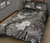 Yap Quilt Bed Set - Humpback Whale with Tropical Flowers (White) 2