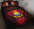 Kiribati Polynesian Quilt Bed Set Hibiscus Red 1
