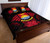 Kiribati Polynesian Quilt Bed Set Hibiscus Red 3
