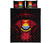 Kiribati Polynesian Quilt Bed Set Hibiscus Red 5