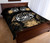 Marquesas Islands Polynesian Quilt Bed Set Hibiscus Gold 3