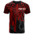 Pohnpei PersonalisedT-Shirt- Pohnpei Seal In Heartbeat Patterns Style (Red) 1