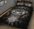 Marquesas Islands Polynesian Quilt Bed Set Hibiscus Gray 2