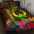 Pohnpei Polynesian Personalised Quilt Bed Set - Hibiscus and Banana Leaves 1