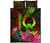 Pohnpei Polynesian Personalised Quilt Bed Set - Hibiscus and Banana Leaves 5