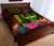 Guam Polynesian Quilt Bed Set - Hibiscus and Banana Leaves 3