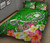 Pohnpei Quilt Bed Set - Turtle Plumeria (Green) 2