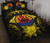 Tahiti Polynesian Quilt Bed Set Hibiscus Yellow 1