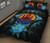 Tahiti Polynesian Quilt Bed Set Hibiscus Blue 2