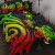 Guam Quilt Bed Set - Reggae Tentacle Turtle 1