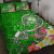 Guam Quilt Bed Set - Turtle Plumeria (Green) 1
