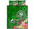Guam Quilt Bed Set - Turtle Plumeria (Green) 5