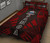 Samoa Quilt Bed Set - Samoa Coat Of Arms Polynesian Red Tattoo Style 3