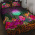 Northern Mariana Islands Polynesian Quilt Bed Set - Summer Hibiscus 1 Northern Mariana Islands Polynesian Quilt Bed Set - Summer Hibiscus 1