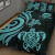 Tuvalu Quilt Bed Set - Turquoise Tentacle Turtle 3