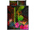 New Caledonia Polynesian Quilt Bed Set- Hibiscus and Banana Leaves 5
