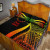 Cook Islands Quilt Bet Set - Reggae Polynesian Tentacle Tribal Pattern 4