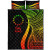 Cook Islands Quilt Bet Set - Reggae Polynesian Tentacle Tribal Pattern 5