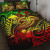 Papua New Guinea Quilt Bed Set - Reggae Shark Polynesian Tattoo 1