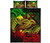 Papua New Guinea Quilt Bed Set - Reggae Shark Polynesian Tattoo 5