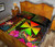 Wallis and Futuna Polynesian Quilt Bed Set - Hibiscus and Banana Leaves 4