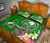 Pohnpei Custom Personalised Quilt Bed Set - Turtle Plumeria (Green) 4