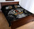 Vanuatu Polynesian Quilt Bed Set Hibiscus Gray 3