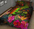 Fiji Polynesian Quilt Bed Set - Hibiscus and Banana Leaves 2