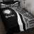 Northern Mariana Islands Custom Personalised Quilt Bet Set - White Polynesian Tentacle Tribal Pattern 1