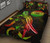 American Samoa Polynesian Quilt Bed Set - Turtle With Blooming Hibiscus Reggae 2
