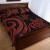 Northern Mariana Islands Quilt Bed Set - Red Tentacle Turtle 3