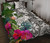 New Caledonia Custom Personalised Quilt Bet Set White - Turtle Plumeria Banana Leaf Crest 1