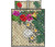 Marshall Islands Polynesian Quilt Bed Set - Hibiscus Turtle Tattoo Beige 5