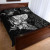 Marshall Islands Quilt Bed Set - Fish With Plumeria Flowers Style 3