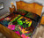 Tonga Polynesian Personalised Quilt Bed Set - Hibiscus and Banana Leaves 4