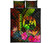 Tonga Polynesian Personalised Quilt Bed Set - Hibiscus and Banana Leaves 5