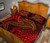 Guam Polynesian Quilt Bed Set - Red Shark Polynesian Tattoo 4