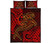 Guam Polynesian Quilt Bed Set - Red Shark Polynesian Tattoo 5