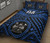 Fiji Quilt Bed Set - Fiji Seal With Polynesian Tattoo Style (Blue) 2