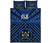 Fiji Quilt Bed Set - Fiji Seal With Polynesian Tattoo Style (Blue) 5