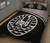 Tahiti Polynesian Quilt Bed Set - Tahiti Flag Black Curve Style 3