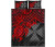 Wallis and Futuna Polynesian Quilt Bed Set - Wallis and Futuna & Red Turtle Hibiscus 5