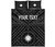 Marshall Personalised Quilt Bed Set - Marshall Seal With Polynesian Tattoo Style ( Black) 5