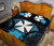 Wallis And Futuna Polynesian Quilt Bed Set Hibiscus Blue 4