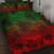 Polynesian Quilt Bed Set - Red Hibiscus Patterns 1