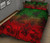 Polynesian Quilt Bed Set - Red Hibiscus Patterns 2