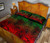 Polynesian Quilt Bed Set - Red Hibiscus Patterns 4
